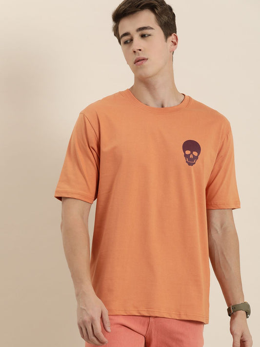 Difference of Opinion Brown Graphic Oversized T-Shirt